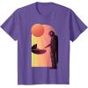 imageStar Wars The Mandalorian The Child Discovery Silhouette TShirtPurple Heather