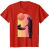 imageStar Wars The Mandalorian The Child Discovery Silhouette TShirtRed