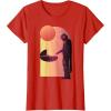 imageStar Wars The Mandalorian The Child Discovery Silhouette TShirtRed