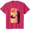 imageStar Wars The Mandalorian The Child Discovery Silhouette TShirtRed Heather