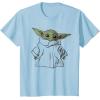 imageStar Wars The Mandalorian The Child Illustration TShirtBaby Blue