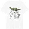 imageStar Wars The Mandalorian The Child Illustration TShirtWhite