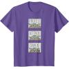 imageStar Wars The Mandalorian The Child Protect Attack Snack TShirtPurple Heather