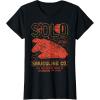 imageStar Wars Vintage Han Solo Smuggling Co Poster Disney TShirtBlack