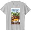 imageStar Wars Welcome to Endor Matching Family DAUGHTER TShirt TShirtSilver Grey