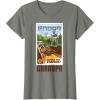 imageStar Wars Welcome to Endor Matching Family GRANDPA TShirt TShirtOlive Heather