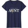 imageStar Wars Yoda Best Aunt Lightsaber Gift for Family TShirtNavy Blue