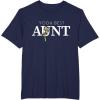 imageStar Wars Yoda Best Aunt Lightsaber Gift for Family TShirtNavy Blue