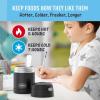 imageThermostat Kids Vacuum Insulated Food Jar with Spoon Mandalorian 10 Ounce Stainless SteelBlack