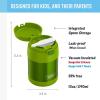 imageThermostat Kids Vacuum Insulated Food Jar with Spoon Mandalorian 10 Ounce Stainless SteelLime