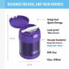 imageThermostat Kids Vacuum Insulated Food Jar with Spoon Mandalorian 10 Ounce Stainless SteelPurple