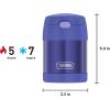 imageThermostat Kids Vacuum Insulated Food Jar with Spoon Mandalorian 10 Ounce Stainless SteelPurple