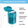 imageThermostat Kids Vacuum Insulated Food Jar with Spoon Mandalorian 10 Ounce Stainless SteelTeal