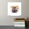 imageTrends International Gallery Pops Star Wars The Mandalorian  Grogu  Meditation Wall Art Wall Poster 12quot x 12quot Black Framed VersionUnframed Version