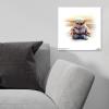 imageTrends International Gallery Pops Star Wars The Mandalorian  Grogu  Meditation Wall Art Wall Poster 12quot x 12quot Black Framed VersionUnframed Version
