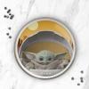 imageZak Designs Star Wars The Mandalorian Dinnerware Set Includes Plate and Bowl Made of Durable Melamine and Perfect for Kids Baby Yoda Grogu 2Piece Set BPAFree