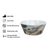 imageZak Designs Star Wars The Mandalorian Dinnerware Set Includes Plate and Bowl Made of Durable Melamine and Perfect for Kids Baby Yoda Grogu 2Piece Set BPAFree