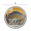 imageZak Designs Star Wars The Mandalorian Dinnerware Set Includes Plate and Bowl Made of Durable Melamine and Perfect for Kids Baby Yoda Grogu 2Piece Set BPAFree