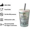 imageZak Designs Star Wars The Mandalorian Double Wall Tumbler with Lid and Straw Made of BreakResistant Plastic Baby YodaThe Child 13oz BPA Free SWSDV540Baby YodaThe Child