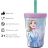imageZak Designs Star Wars The Mandalorian Double Wall Tumbler with Lid and Straw Made of BreakResistant Plastic Baby YodaThe Child 13oz BPA Free SWSDV540Frozen 2