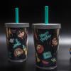 imageZak Designs Star Wars The Mandalorian Double Wall Tumbler with Lid and Straw Made of BreakResistant Plastic Baby YodaThe Child 13oz BPA Free SWSDV540Harry Potter