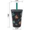 imageZak Designs Star Wars The Mandalorian Double Wall Tumbler with Lid and Straw Made of BreakResistant Plastic Baby YodaThe Child 13oz BPA Free SWSDV540Harry Potter