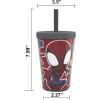 imageZak Designs Star Wars The Mandalorian Double Wall Tumbler with Lid and Straw Made of BreakResistant Plastic Baby YodaThe Child 13oz BPA Free SWSDV540Spidey and His Amazing Friends