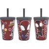imageZak Designs Star Wars The Mandalorian Double Wall Tumbler with Lid and Straw Made of BreakResistant Plastic Baby YodaThe Child 13oz BPA Free SWSDV540Spidey and His Amazing Friends