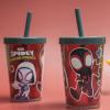 imageZak Designs Star Wars The Mandalorian Double Wall Tumbler with Lid and Straw Made of BreakResistant Plastic Baby YodaThe Child 13oz BPA Free SWSDV540Spidey and His Amazing Friends