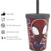 imageZak Designs Star Wars The Mandalorian Double Wall Tumbler with Lid and Straw Made of BreakResistant Plastic Baby YodaThe Child 13oz BPA Free SWSDV540Spidey and His Amazing Friends