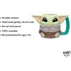 imageZak Designs Star Wars The Mandalorian The Child Sculpted Ceramic Coffee Mug Collectible Keepsake with Unique 3D Character 16 OZ Baby Yoda in CradleGrogu