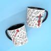 imageZak Designs Star Wars The Mandalorian The Child Sculpted Ceramic Coffee Mug Collectible Keepsake with Unique 3D Character 16 OZ Baby Yoda in CradleSpiderman