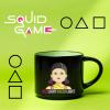 imageZak Designs Star Wars The Mandalorian The Child Sculpted Ceramic Coffee Mug Collectible Keepsake with Unique 3D Character 16 OZ Baby Yoda in CradleSquid Game Red Light Green Light