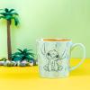 imageZak Designs Star Wars The Mandalorian The Child Sculpted Ceramic Coffee Mug Collectible Keepsake with Unique 3D Character 16 OZ Baby Yoda in CradleStitch