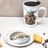 imageZak Designs Star Wars The Mandalorian The Child Sculpted Ceramic Coffee Mug Collectible Keepsake with Unique 3D Character 16 OZ Baby Yoda in CradleThe child
