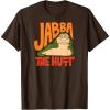 imageStar Wars  Jabba The Hutt Doodle TShirtBrown