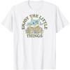 imageStar Wars  The Mandalorian Grogu Enjoy The Little Things TShirtWhite