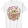 imageStar Wars  The Mandalorian Grogu Floral TShirtWhite