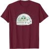 imageStar Wars Grogu Tap Mandalorian Starfighter TShirtBurgundy