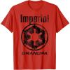 imageStar Wars Imperial Icon Matching Family GRANDPA TShirt TShirtRed