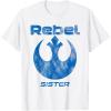 imageStar Wars Rebel Alliance Matching Family SISTER TShirt TShirtWhite