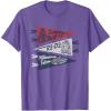 imageStar Wars Summer Of 77 Distressed Retro Vibes Big Chest Logo TShirtPurple Heather