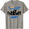 imageStar Wars The Force Matching Family AUNT TShirt TShirtSlate Grey
