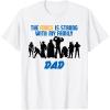 imageStar Wars The Force Matching Family DAD TShirt TShirtWhite