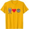 imageStar Wars The Mandalorian Ahsoka Tano Loves Grogu TShirtGolden Yellow