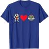 imageStar Wars The Mandalorian Ahsoka Tano Loves Grogu TShirtRoyal Blue