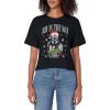 imageStar Wars The Mandalorian Christmas Joy Is The Way Vintage Womens Crop TopBlack