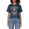 imageStar Wars The Mandalorian Christmas Joy Is The Way Vintage Womens Crop TopDark Blue