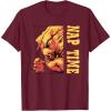 imageStar Wars The Mandalorian Grogu ampamp Rancor Nap Time TShirtBurgundy