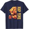 imageStar Wars The Mandalorian Grogu ampamp Rancor Nap Time TShirtNavy Blue